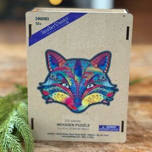 ⚡️ Brother Sister Design Studio Fox Wooden Puzzle